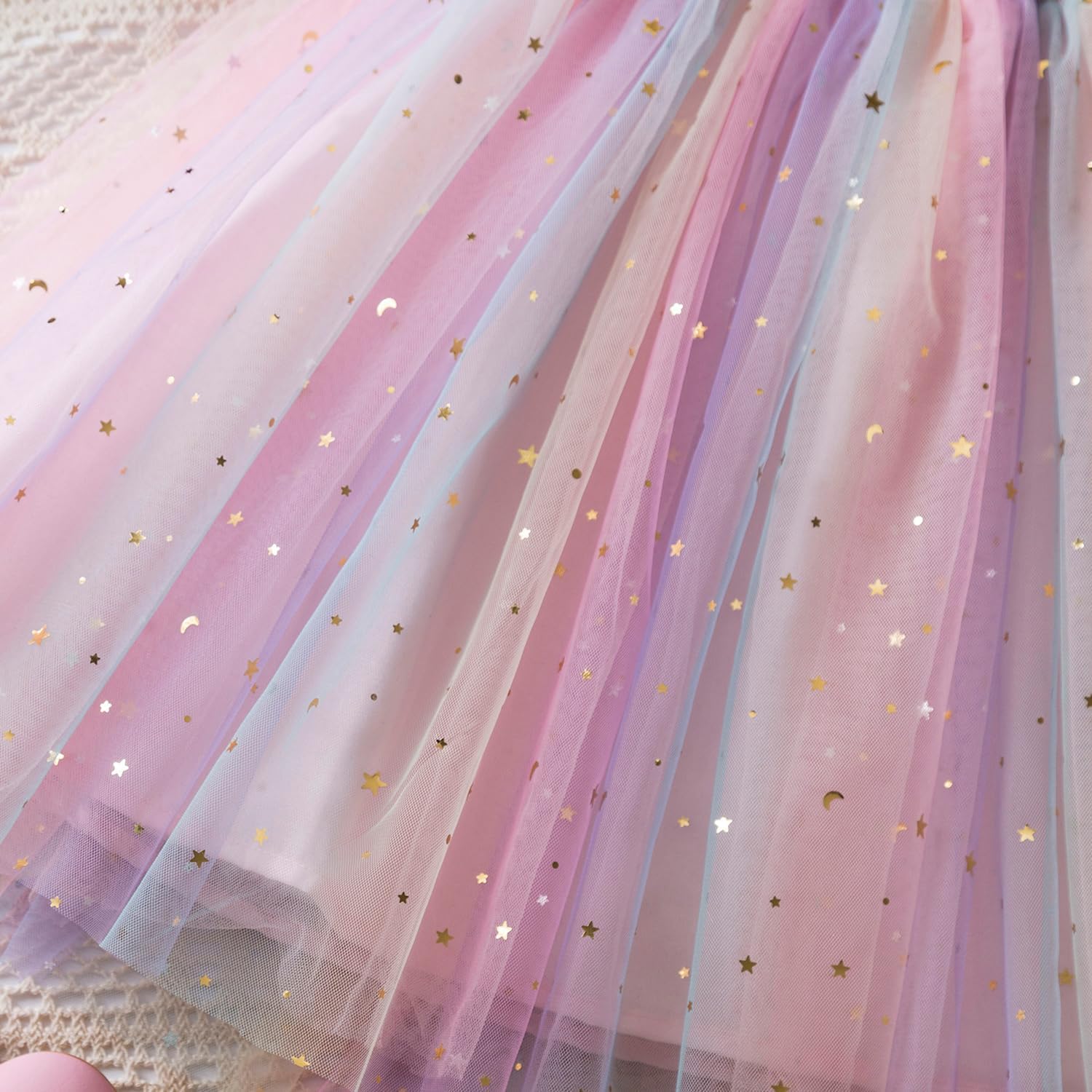 Baby Girls Fairy Tulle Dress Birthday Princess Casual Holiday Dresses Beach Sundress for Toddler Girl - Image 6