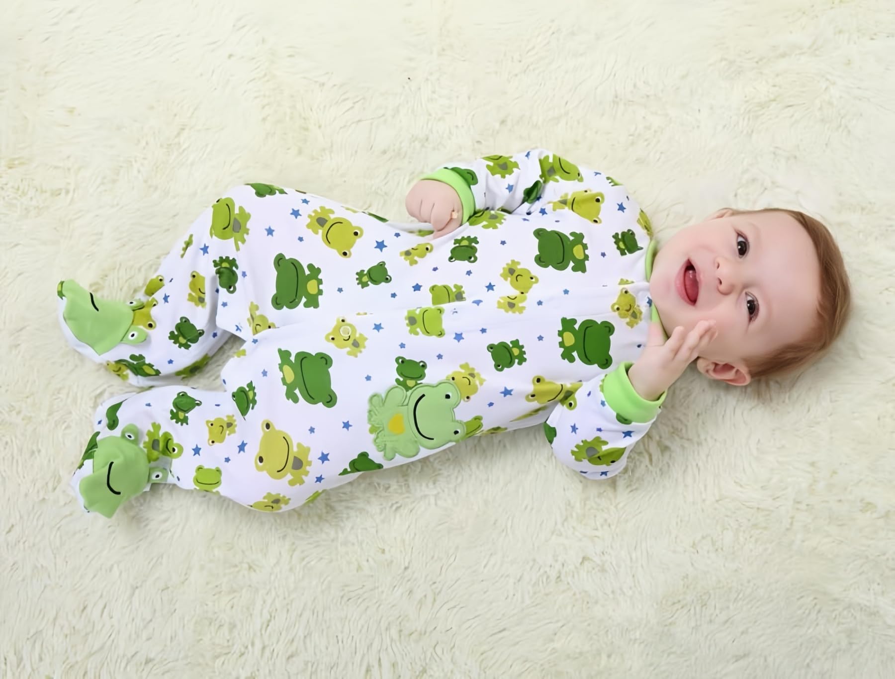 Ohrwurm Baby Boy Girl Cotton Onesie Infant Cute Romper Cartoon Printed Jumpsuit for 0-12M Toddler - Image 3