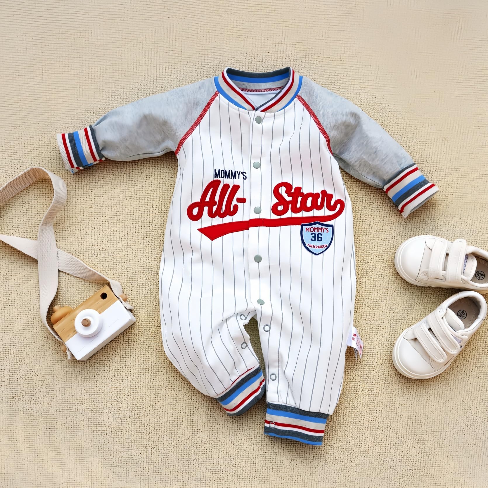 Ohrwurm Baby Boy Girl Cotton Onesie Infant Cute Romper Cartoon Printed Jumpsuit for 0-12M Toddler - Image 3