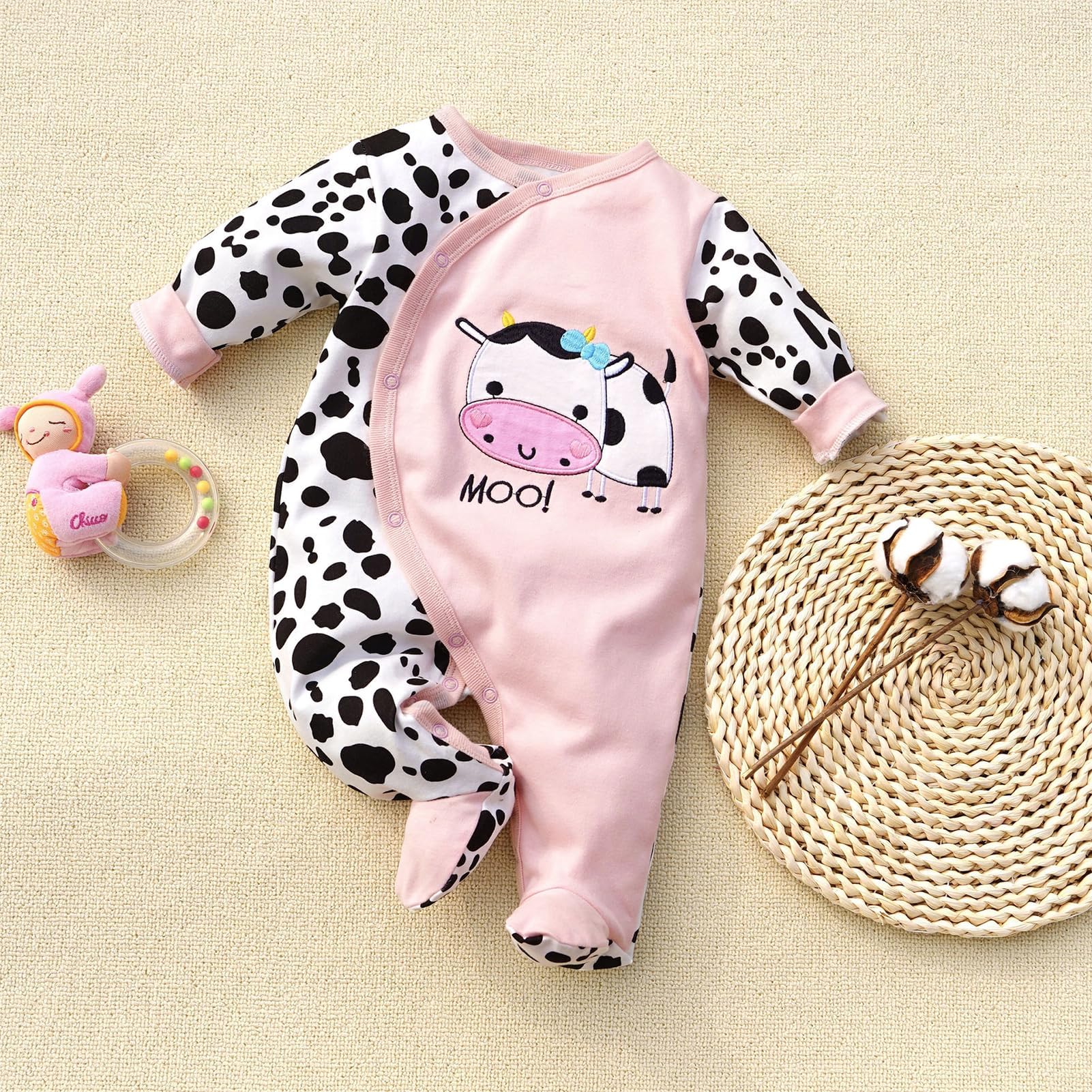 Ohrwurm Baby Boy Girl Cotton Onesie Infant Cute Romper Cartoon Printed Jumpsuit for 0-12M Toddler - Image 7