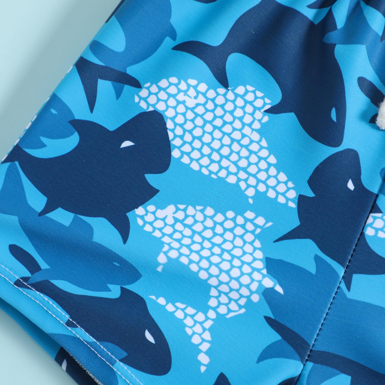 Ohrwurm Baby Boy Swim Trunks Cartoon Print Elastic Waist Swimming Shorts Beach Board Bathing Suit Swimwear - Image 5