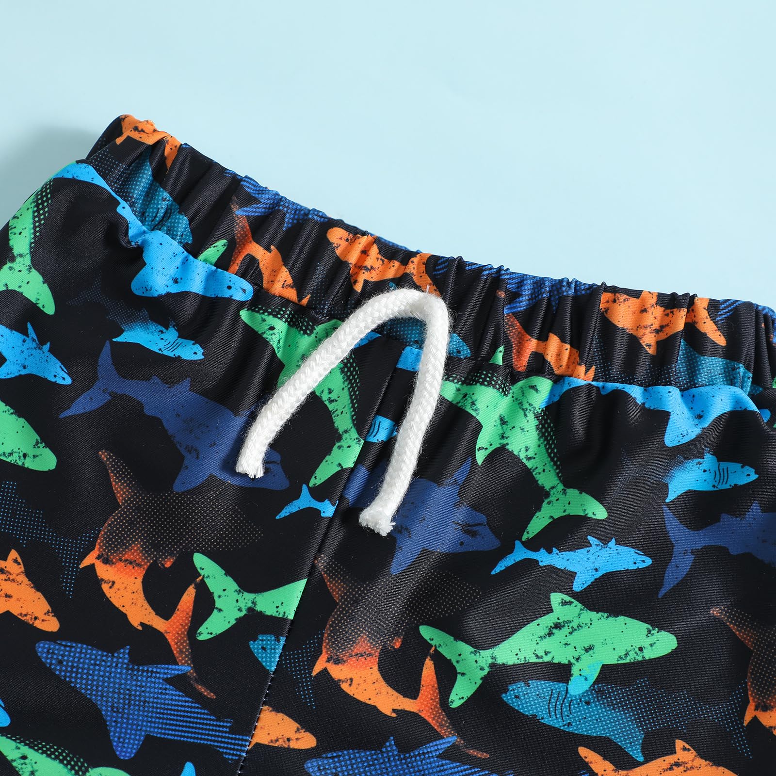 Ohrwurm Baby Boy Swim Trunks Cartoon Print Elastic Waist Swimming Shorts Beach Board Bathing Suit Swimwear - Image 3