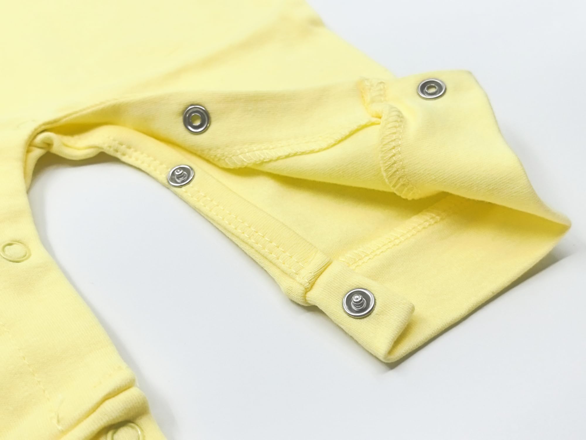 Ohrwurm Newborn Baby Cotton Jumpsuit Romper, Hospital Outfit for Girls Boys, Toddler One-Piece Shirt Bodysuit with Buttons - Image 4